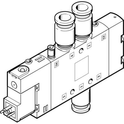 Распределитель с электромагнитным управлением Festo CPE18-M2H-5L-QS-10