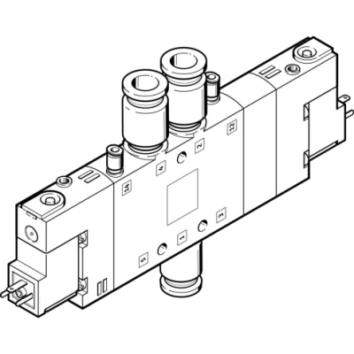 Распределитель с электромагнитным управлением Festo CPE18-M1H-5/3GS-QS-10