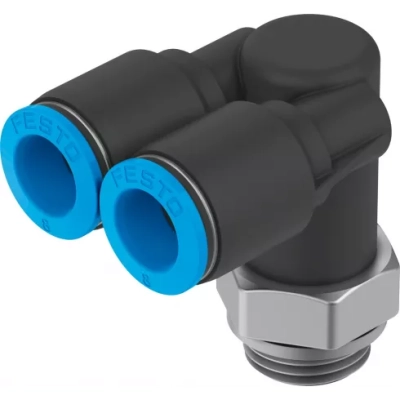Тройник цанговый с резьбой угловой Festo QSYL-G1/4-8