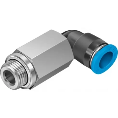 Штуцер цанговый угловой удлиненный Festo QSMLL-G1/8-4