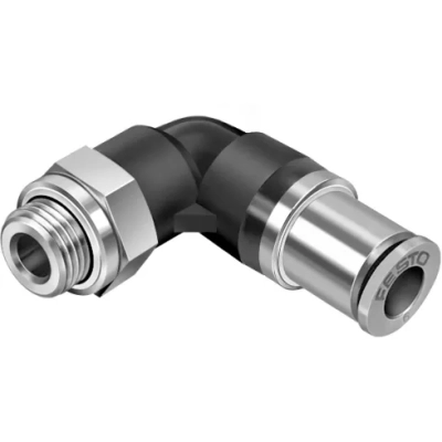 Штуцер цанговый угловой, самозапирающийся Festo QSKL-G1/8-8