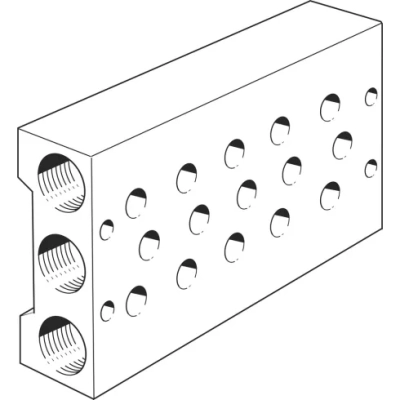 Плита для блочного монтажа Festo PRS-1/8-5-B