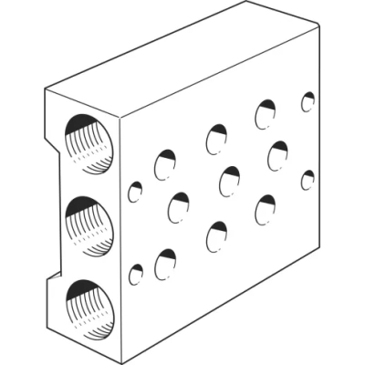 Плита для блочного монтажа Festo PRS-1/8-3-B