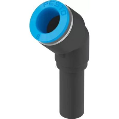 Штуцер цанговый угловой 45° переходной Festo QSW-3/8-12