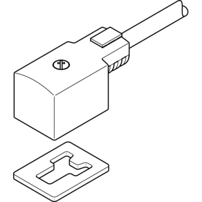 Штекерная розетка Festo KMV-1-24-10-LED