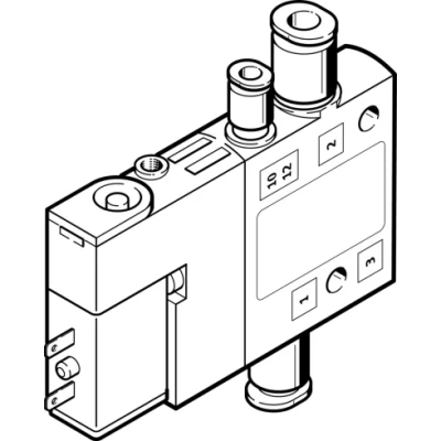 Распределитель с электромагнитным управлением Festo CPE10-M1BH-3OLS-QS-4