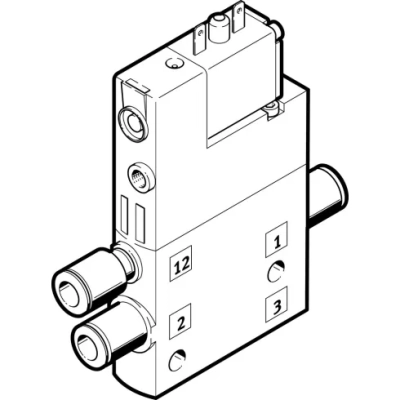 Распределитель с электромагнитным управлением Festo CPE14-M1BH-3OLS-QS-8