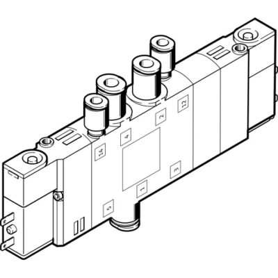 Распределитель с электромагнитным управлением Festo CPE14-M1BH-5/3ES-QS-8