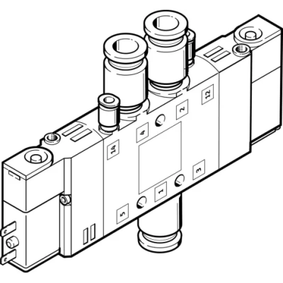 Распределитель с электромагнитным управлением Festo CPE14-M1BH-5JS-QS-6