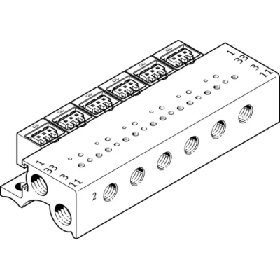 Плита для блочного монтажа Festo MHA1-PR4-3-M3-PI