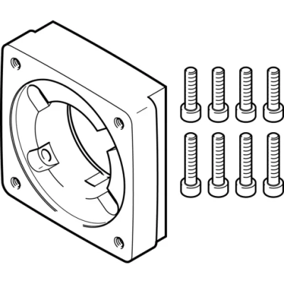 Фланец электродвигателя Festo EAMF-A-48A-80P