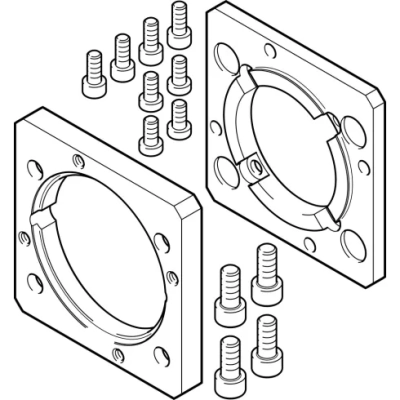 Фланец электродвигателя Festo EAMF-A-80A-80G