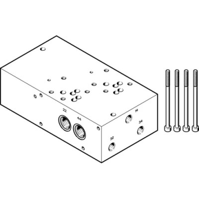 Монтажная плита Festo VABP-S1-1V1G-G14-2