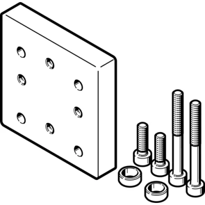 Адаптерная плита для параллельного захвата Festo DHAA-G-E2-25-B17-14