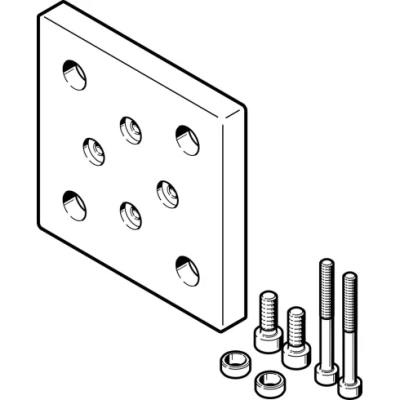 Адаптерная плита для параллельного захвата Festo DHAA-G-E2-40-B17-14