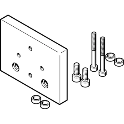 Адаптерная плита для параллельного захвата Festo DHAA-G-E7-80-B17-14