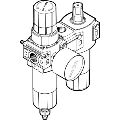 Блок подготовки воздуха, комбинация Festo FRC-1/4-DB-7-MINI-KA-MPA