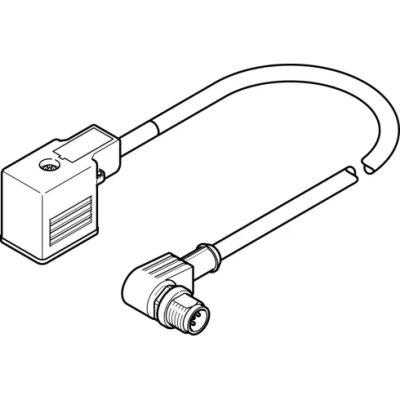 Соединительный кабель Festo NEBV-B2W3F-P-K-0.6-N-M12W3