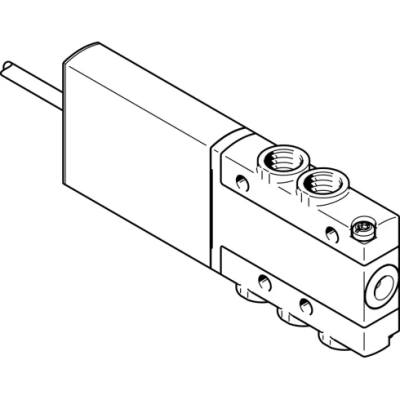 Распределитель с электромагнитным управлением Festo MHE2-MS1H-5/2-M7-K