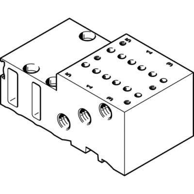 Плита для блочного монтажа Festo MHP2-PR2-5