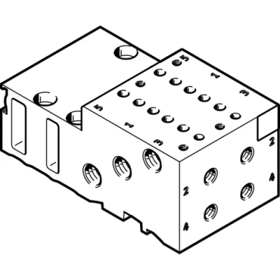 Плита для блочного монтажа Festo MHA2-PR2-5-M5
