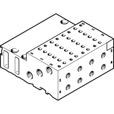 Плита для блочного монтажа Festo MHA2-PR4-5-M5