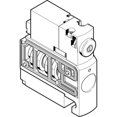 Распределитель с электромагнитным управлением Festo CPVSC1-M1H-D-P