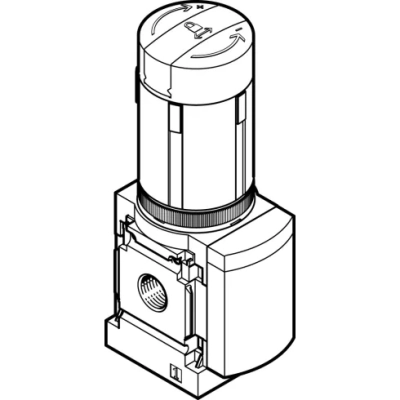 Регулятор давления Festo MS4-LRB-1/4-D6-VS-AS-Z