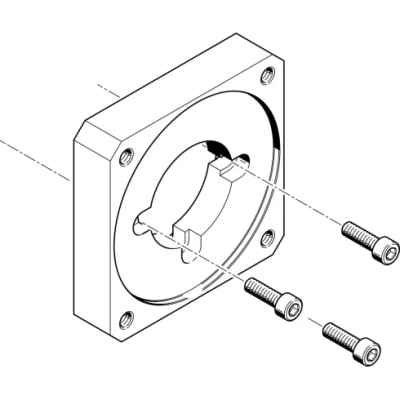 Фланец электродвигателя Festo EAMF-A-64A/B-70A