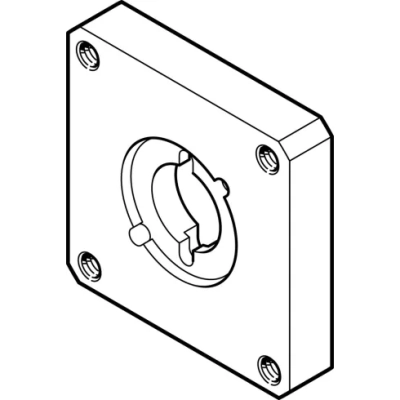 Фланец электродвигателя Festo EAMF-A-28A/B-55A