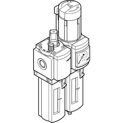 Блок подготовки воздуха, комбинация Festo MSB6-1/2-FRC5:J1M1-Z