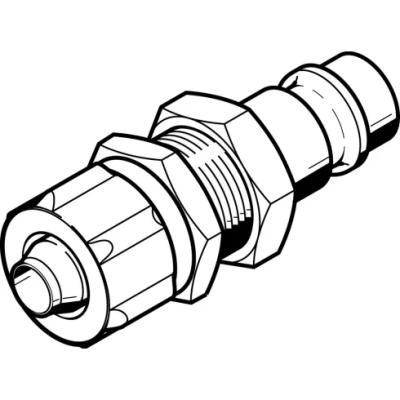 Соединительный фитинг Festo KS4-CK-9-S