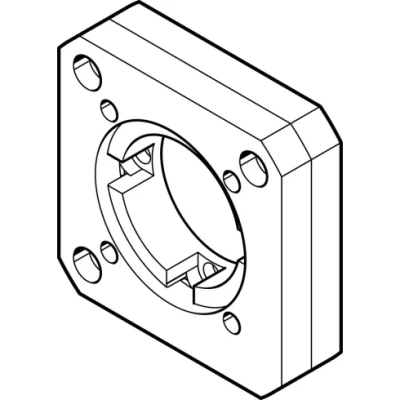 Фланец электродвигателя Festo EAMF-A-64A/C-80G