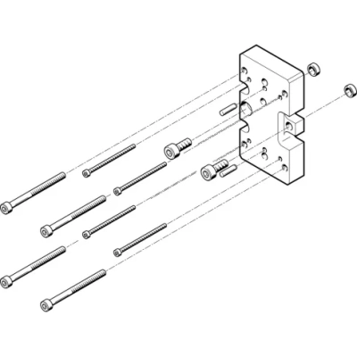 Адаптерная плита для параллельного захвата Festo HAPG-75