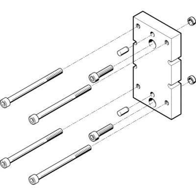 Адаптерная плита для параллельного захвата Festo HAPG-86