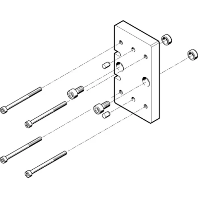 Адаптерная плита для параллельного захвата Festo HAPG-85