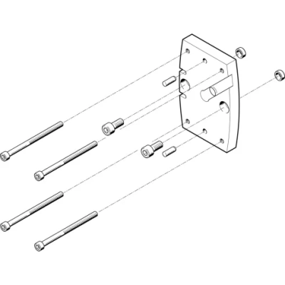 Адаптерная плита для параллельного захвата Festo HAPG-SD2-28