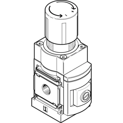Регулятор давления прецизионный Festo MS6-LRP-1/4-D7-A8