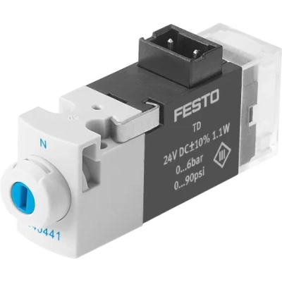 Распределитель с электромагнитным управлением Festo MHA1-M1LH-3/2O-0,6-TC