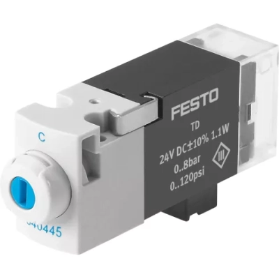 Распределитель с электромагнитным управлением Festo MHA1-M1LH-3/2O-0,6-PI