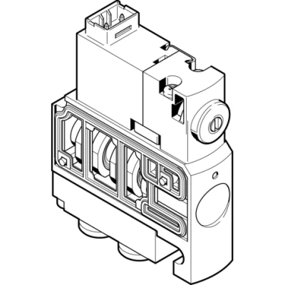 Распределитель с электромагнитным управлением Festo CPVSC1-M1H-K-T-M5C