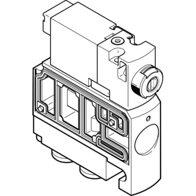 Распределитель с электромагнитным управлением Festo CPVSC1-M1H-N-H-M5O