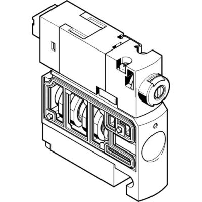 Распределитель с электромагнитным управлением Festo CPVSC1-M1LH-M-H-Q4