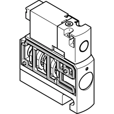 Распределитель с электромагнитным управлением Festo CPVSC1-M1HT-N-H-Q3O