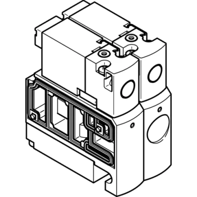 Распределитель с электромагнитным управлением Festo CPVSC1-M4H-J-H-Q4