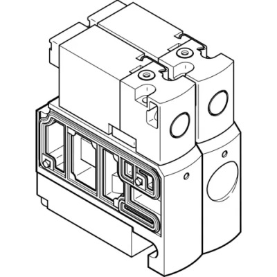 Распределитель с электромагнитным управлением Festo CPVSC1-M1HT-J-H-Q4