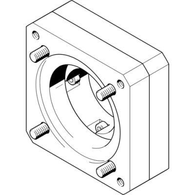 Фланец электродвигателя Festo EAMF-A-118A-160G