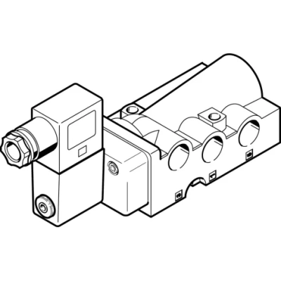 Распределитель с электромагнитным управлением Festo NVF3-MOH-5/2-K+MSFG-24