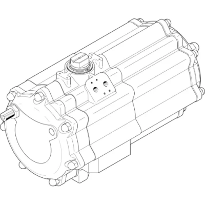 Неполноповоротный привод Festo DAPS-2880-090-R-F16-T6