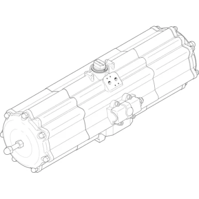 Неполноповоротный привод Festo DAPS-2880-090-RS4-F16-T6